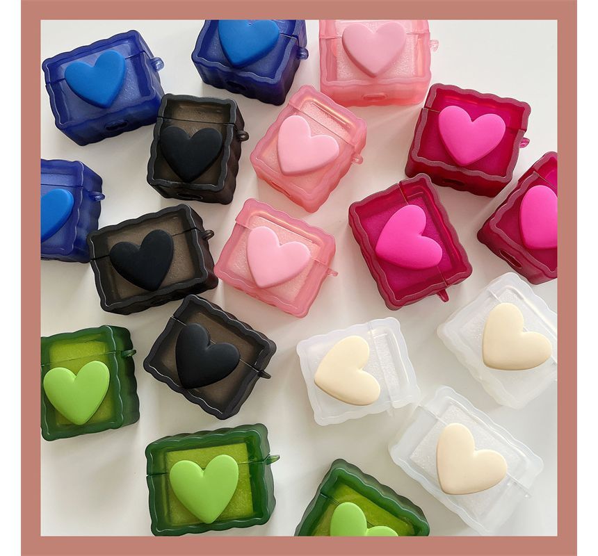 Heart Accent AirPods Earphone Case Skin