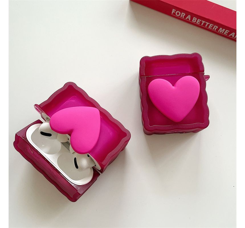 Heart Accent AirPods Earphone Case Skin