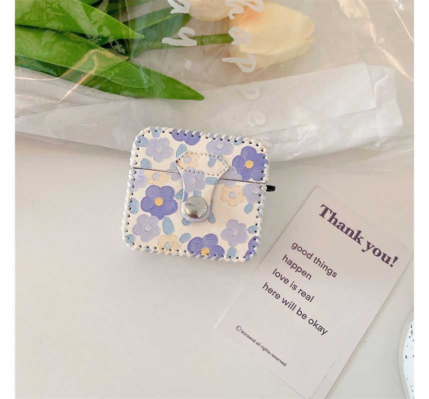 Flower Print AirPods / AirPods Pro Earphone Case Skin