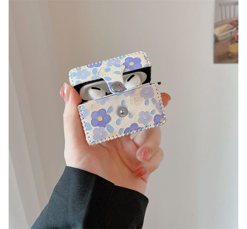 Flower Print AirPods / AirPods Pro Earphone Case Skin