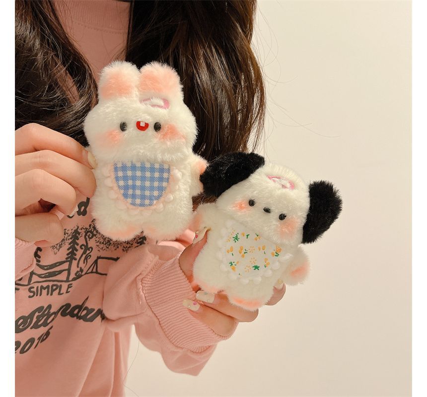 Dog / Rabbit Chenille AirPods Earphone Case Skin