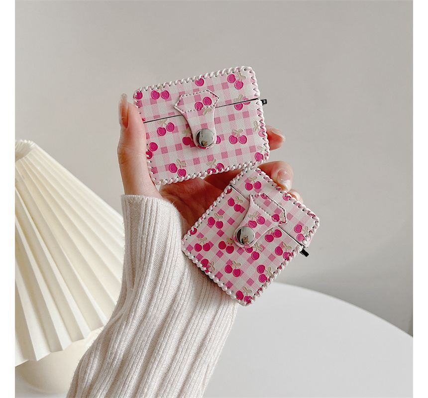 Cherry Checker AirPods / Pro Earphone Case Skin
