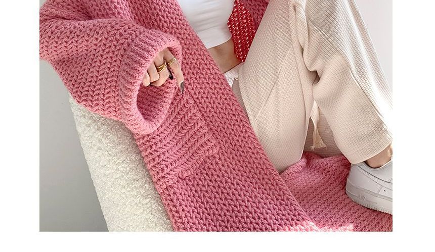 Cozy Knit Oversized Duster