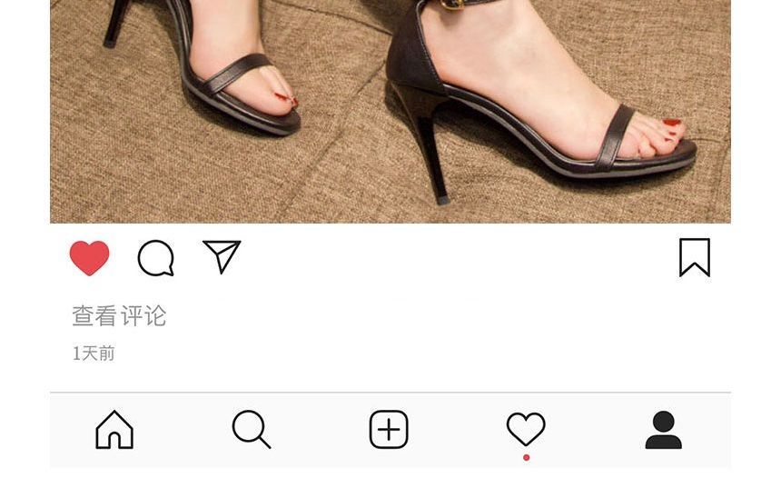Stiletto Ankle Strap Sandals - Pointy
