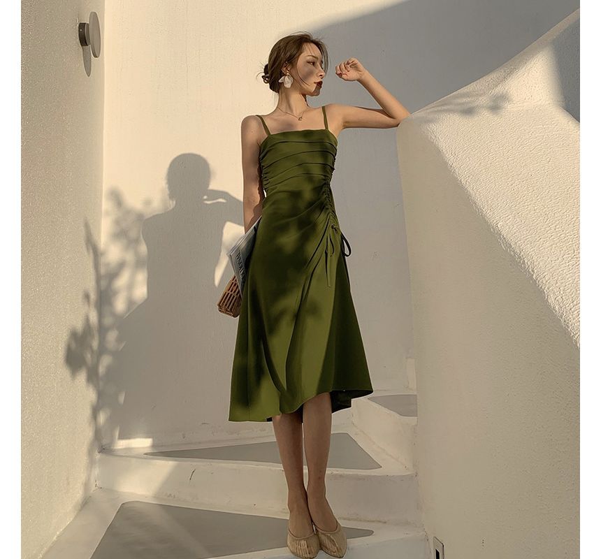 Strap Dress with Thin Straps