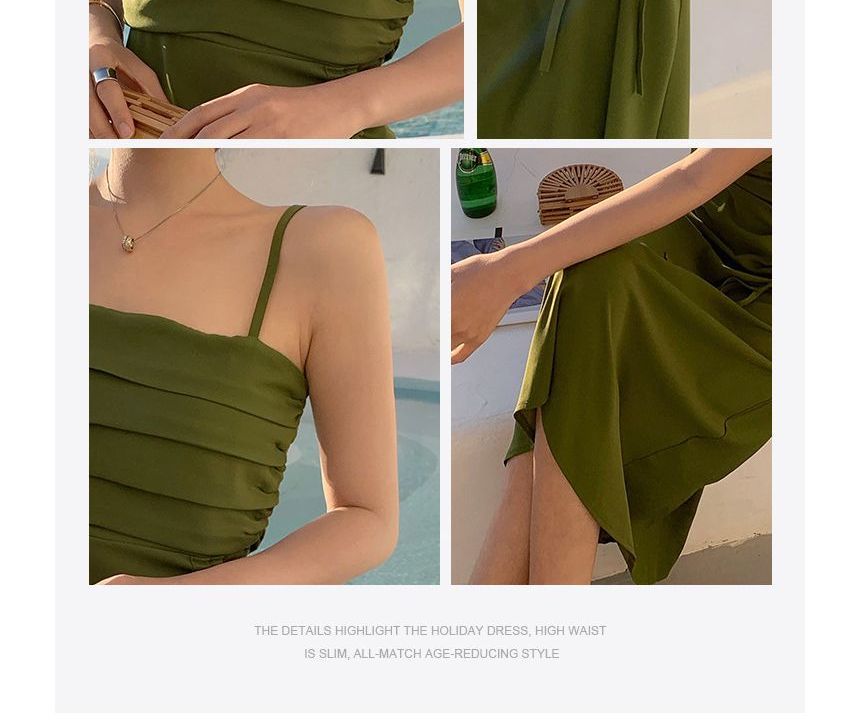 Strap Dress with Thin Straps