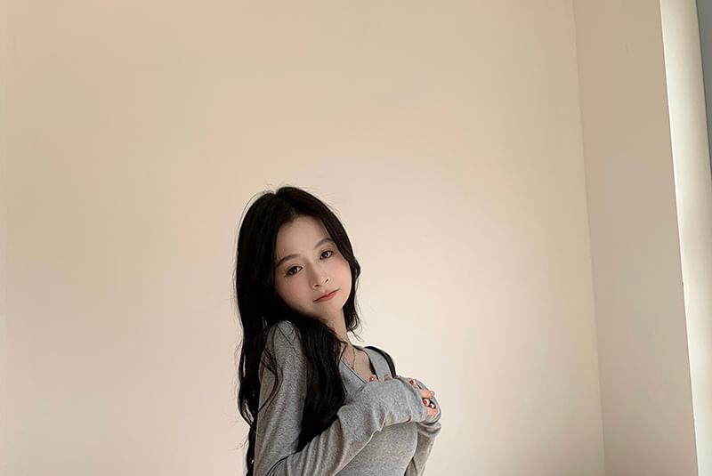 Medium Size Denim Mini Skirt