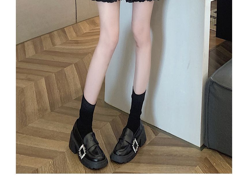 Small Size Denim A-Line Mini Skirt