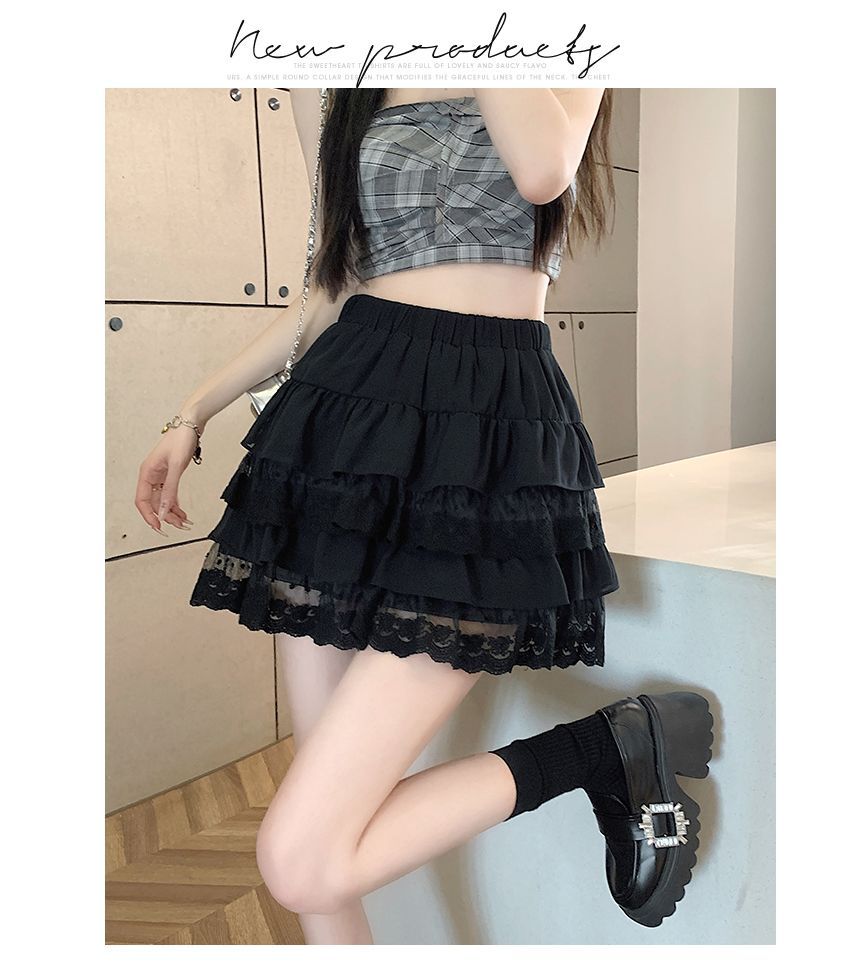 Small Size Denim A-Line Mini Skirt