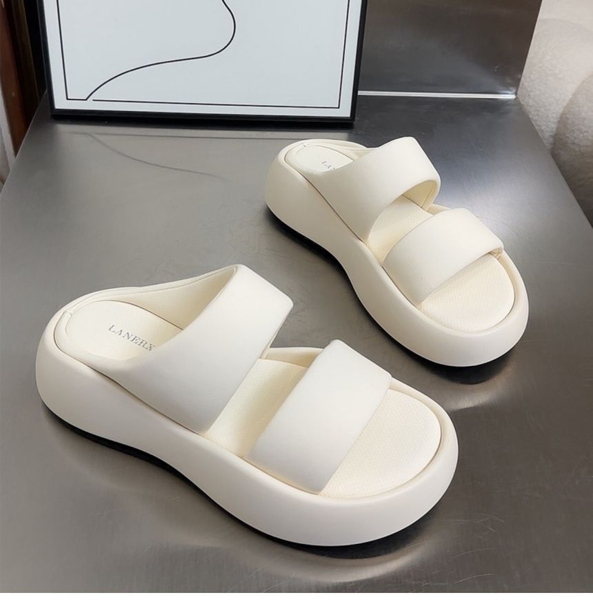 Slide Platform Sandals