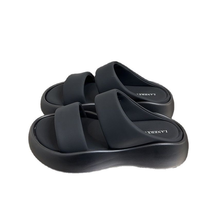 Slide Platform Sandals
