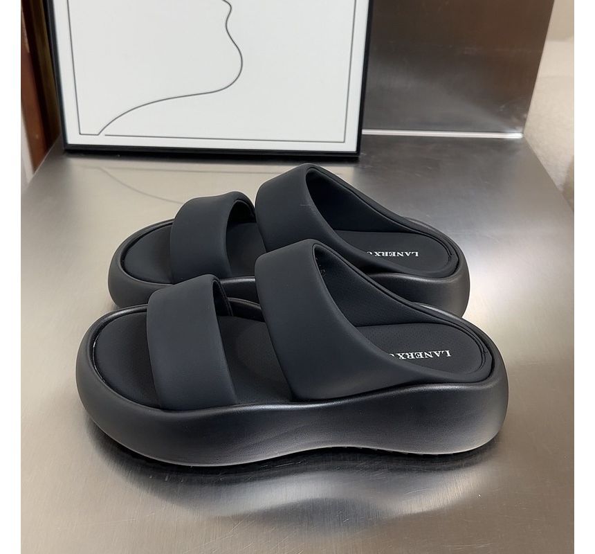 Slide Platform Sandals