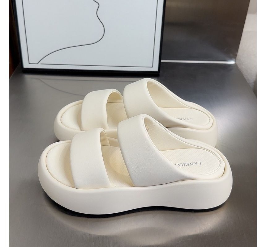 Slide Platform Sandals