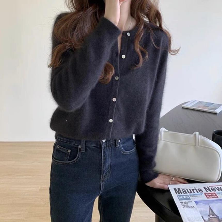 Classic Plain Cardigan