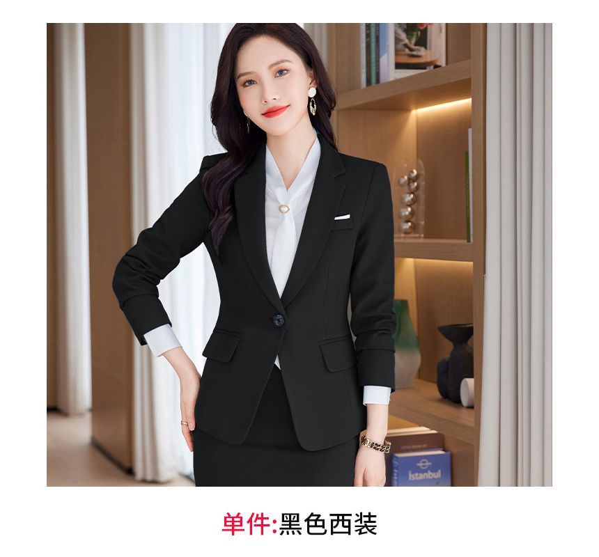 Versatile Blazer, Pencil Skirt, and Tapered Pants Ensemble