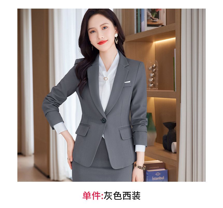 Versatile Blazer, Pencil Skirt, and Tapered Pants Ensemble