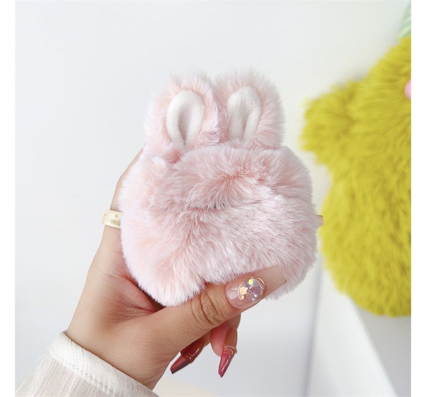 Rabbit Ear Chenille AirPods / Pro Earphone Case Skin