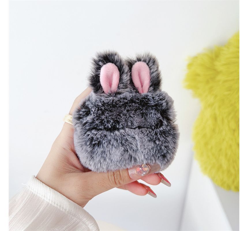 Rabbit Ear Chenille AirPods / Pro Earphone Case Skin