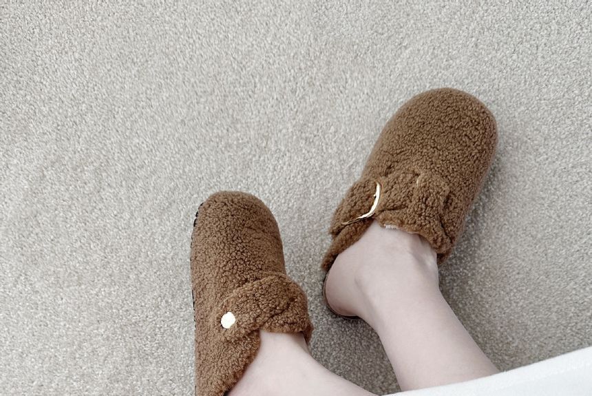 Heeled Slide Sandals