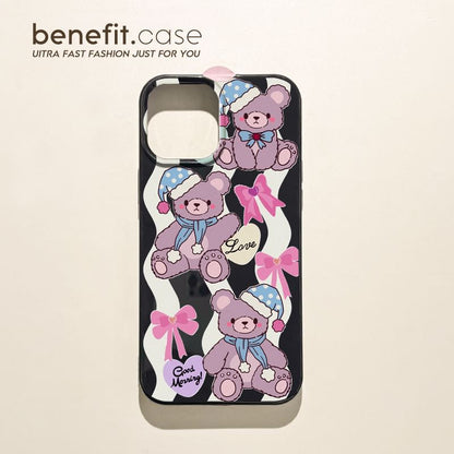 / Phone Bear Bow Case