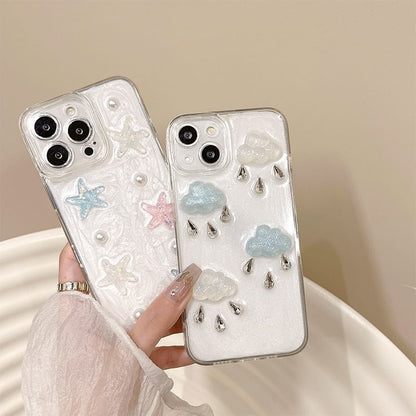 Phone Cloud Starfish Rain Case /