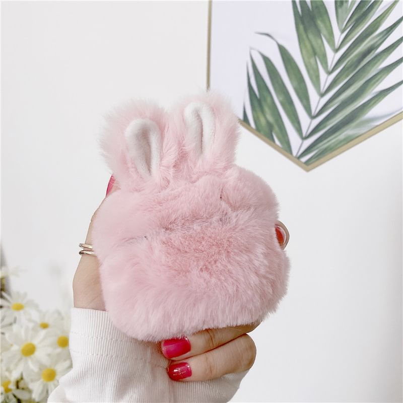 Rabbit Chenille AirPods / Pro Earphone Case Skin