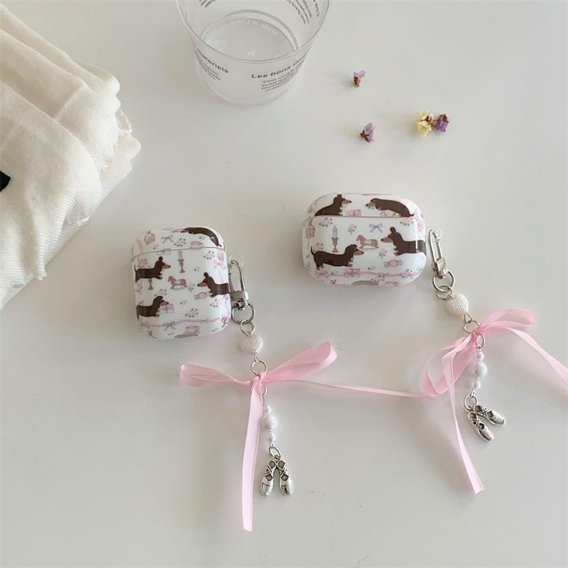 Dog Floral AirPods / Pro Earphone Case Skin