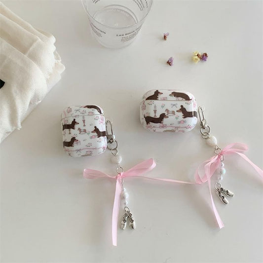 Dog Floral AirPods / Pro Earphone Case Skin