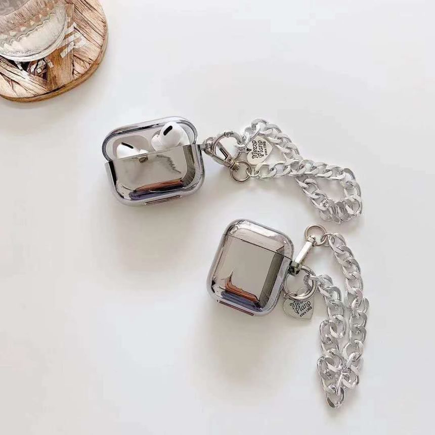Mirrored Chunky Chain AirPods / Pro Earphone Case Skin