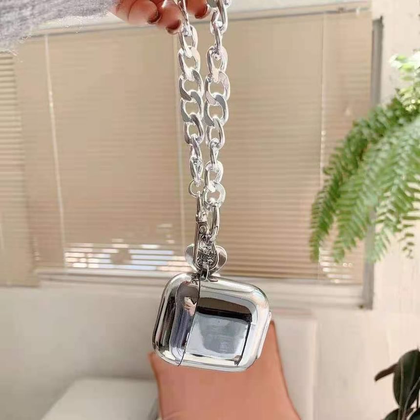 Mirrored Chunky Chain AirPods / Pro Earphone Case Skin