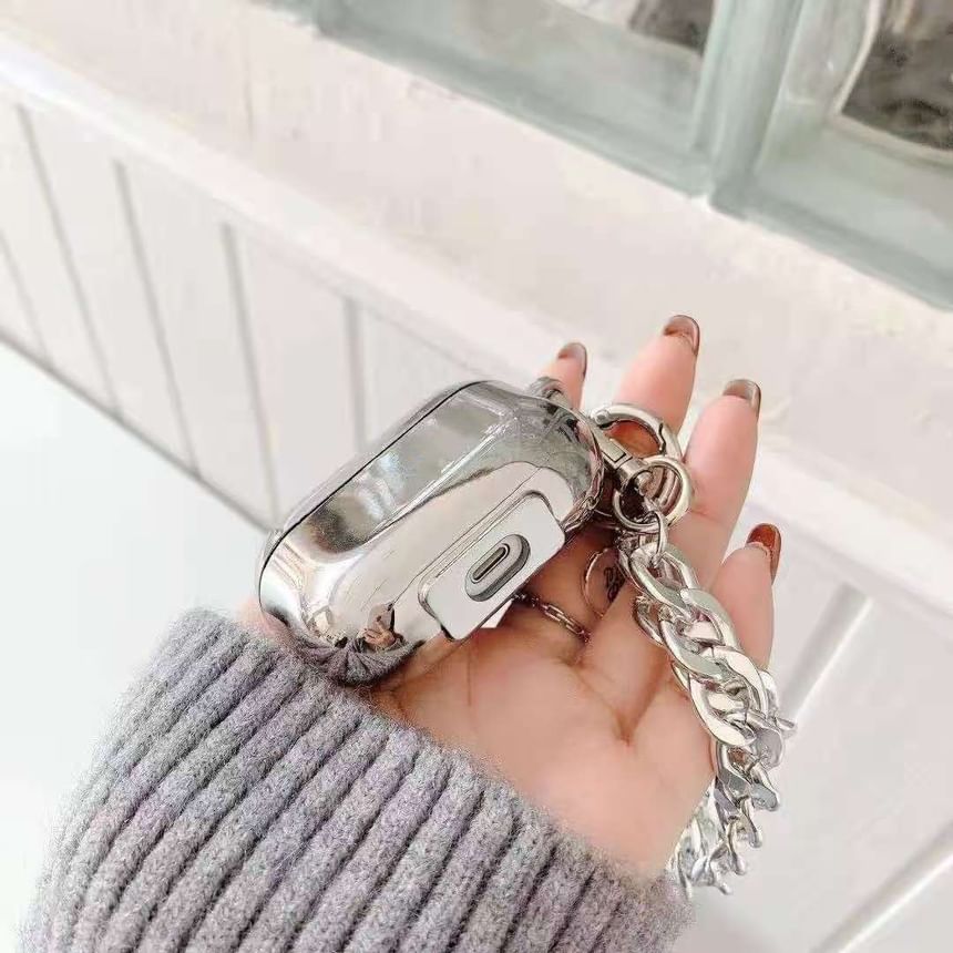 Mirrored Chunky Chain AirPods / Pro Earphone Case Skin
