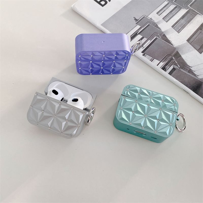 Embellished Textured AirPods / Pro Earphone Case Skin