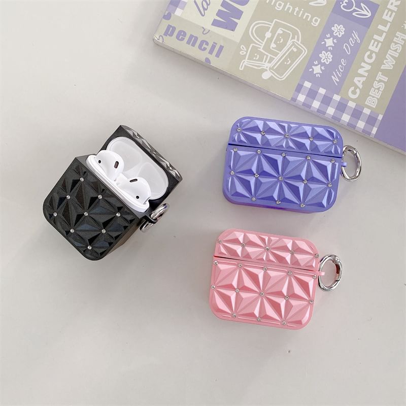 Embellished Textured AirPods / Pro Earphone Case Skin