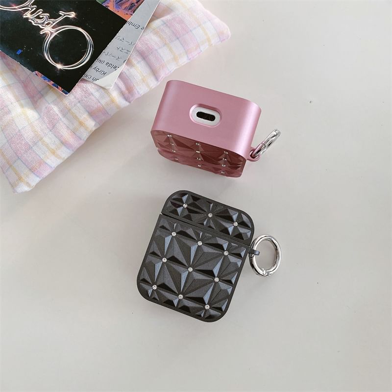 Embellished Textured AirPods / Pro Earphone Case Skin