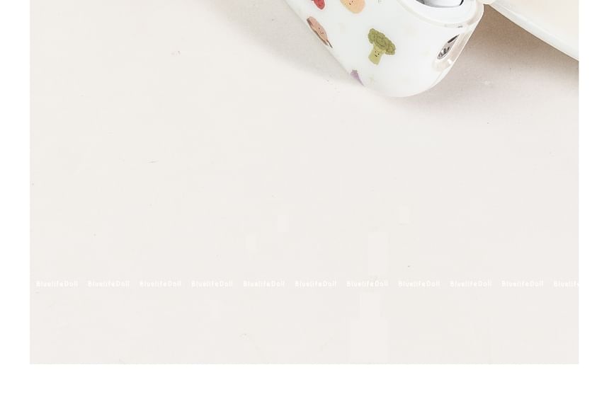 Food Smiley Face Print Airpods / ProEarphone Case