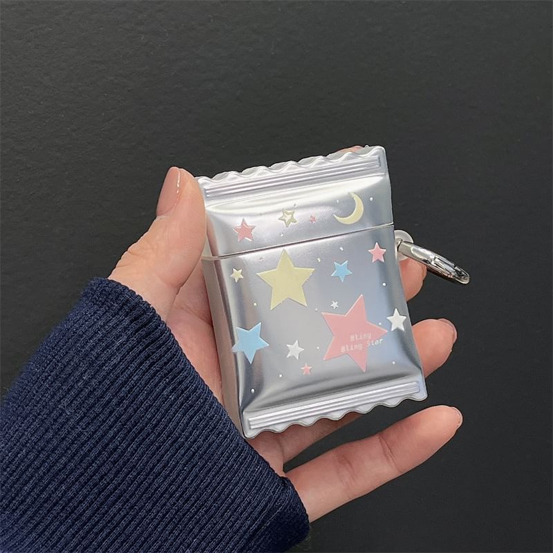 Metallic Star Airpods / Pro Earphone Case Skin