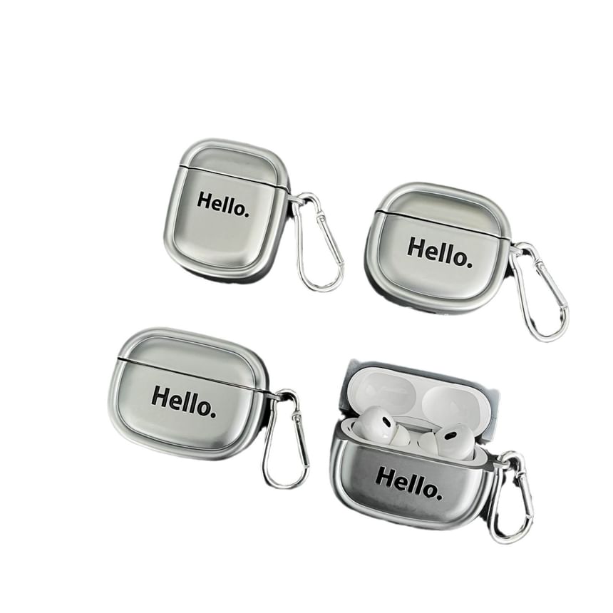 Metallic Star AirPods / Pro Earphone Case Skin With Charm