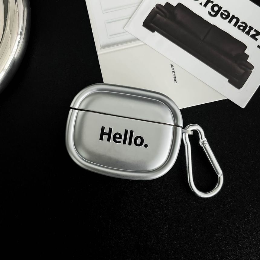 Metallic Star AirPods / Pro Earphone Case Skin With Charm