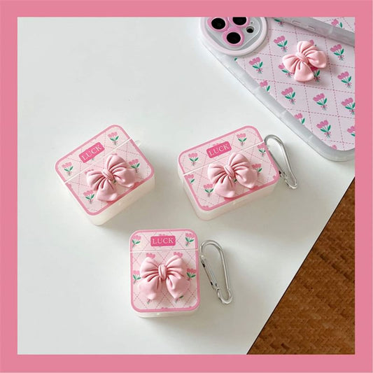 Bow Accent Print AirPods / Pro Earphone Case Skin