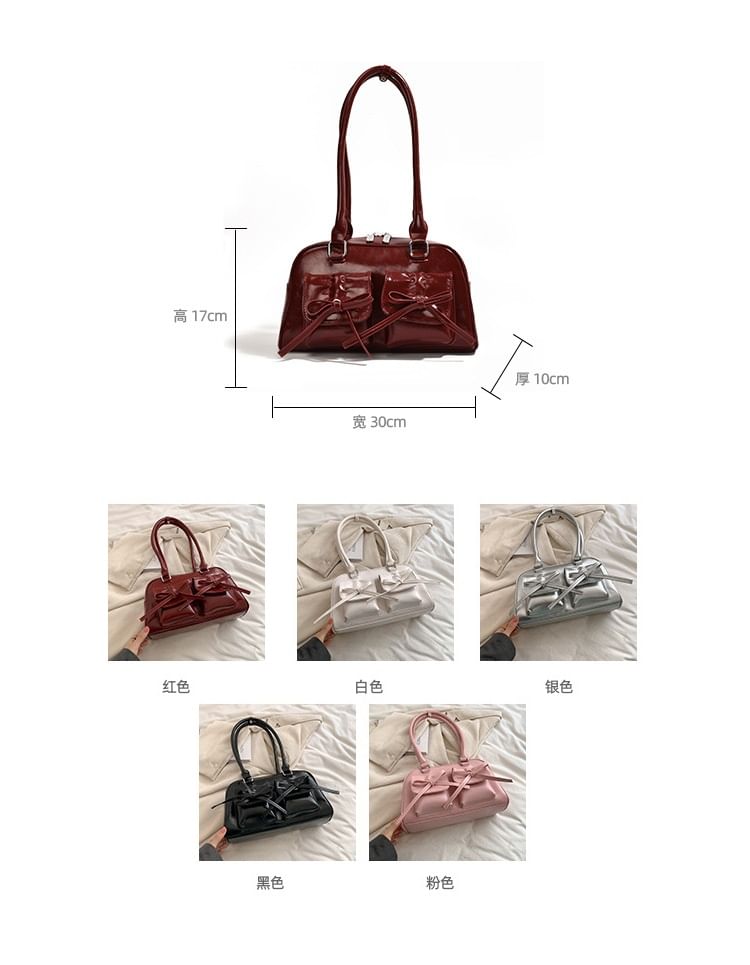 Bow Flap Bowler Bag