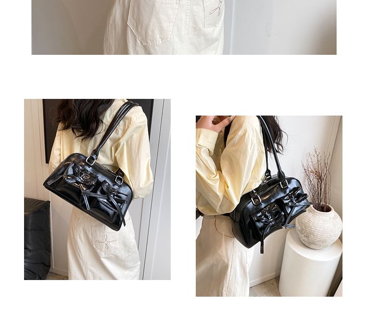 Bow Flap Bowler Bag