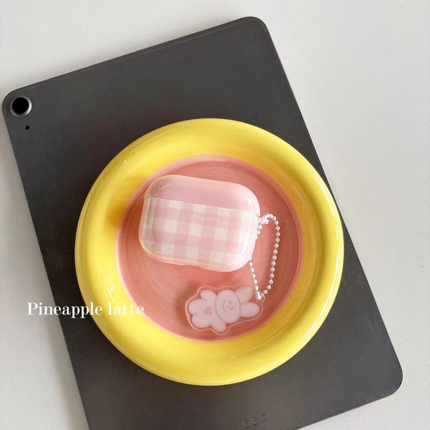 Rabbit Plaid AirPods / Pro Earphone Case Skin