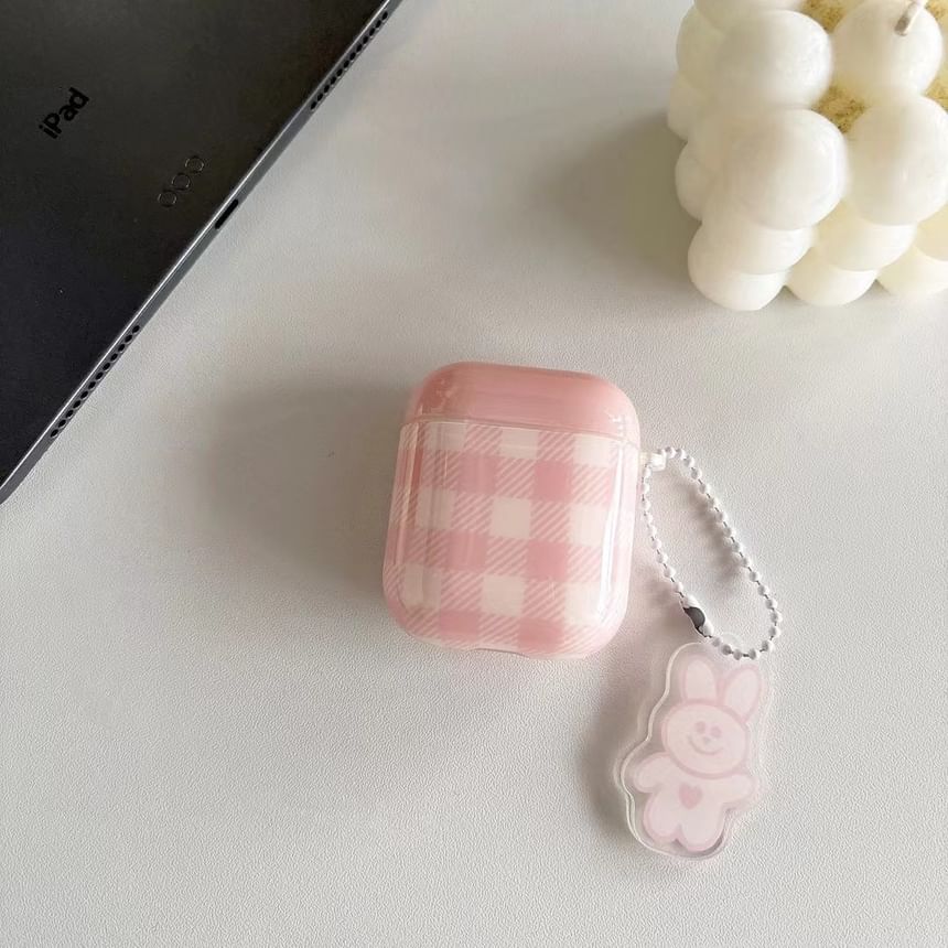 Rabbit Plaid AirPods / Pro Earphone Case Skin