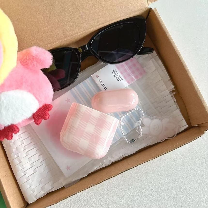 Rabbit Plaid AirPods / Pro Earphone Case Skin