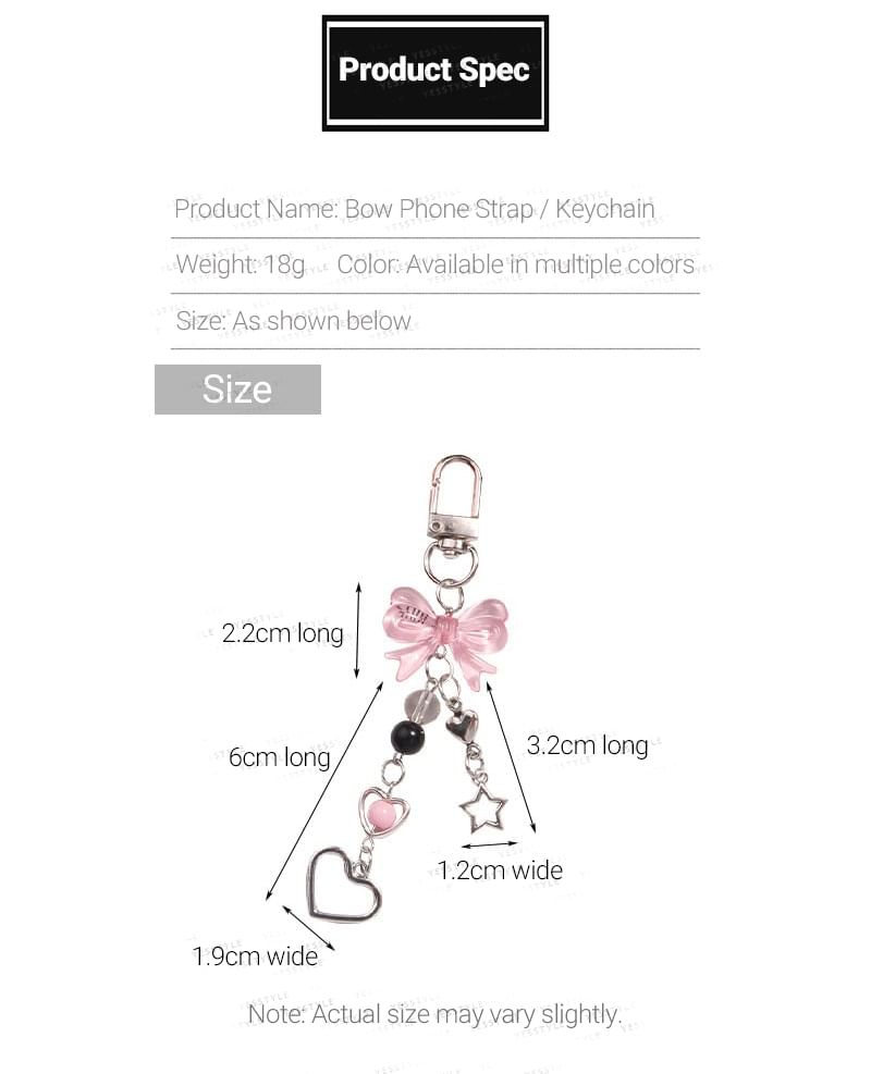 Bow Phone Strap / Keychain
