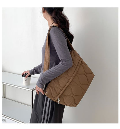 Quilted Crossbody Plain Bag