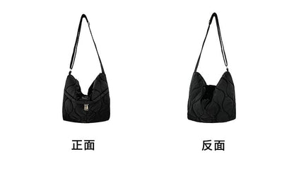 Quilted Crossbody Plain Bag