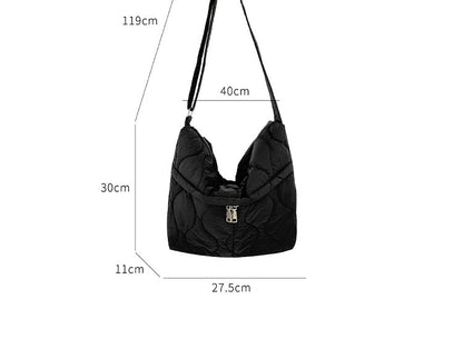Quilted Crossbody Plain Bag