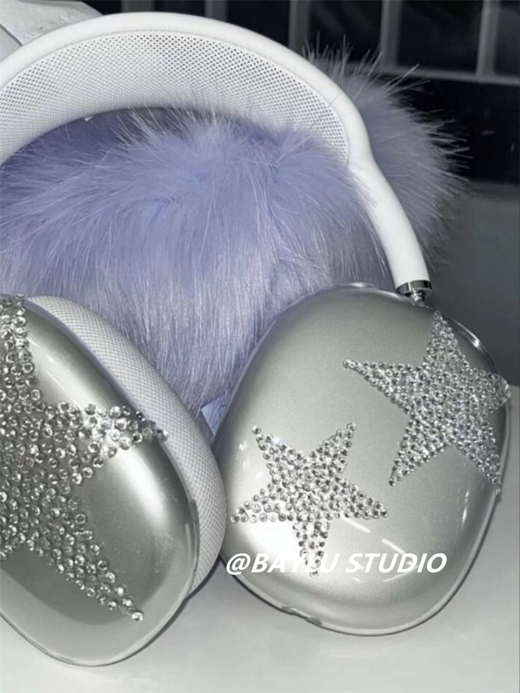 Star Rhinestone AirPods Max Earphone Skin / Headband Cover / Earpad Cover / Set