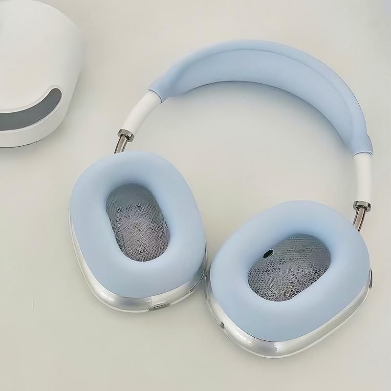Set of 4: Plain AirPods Max Earphone Skin + Headband Upper Cover + Headband Lower Cover + Earpad Cover